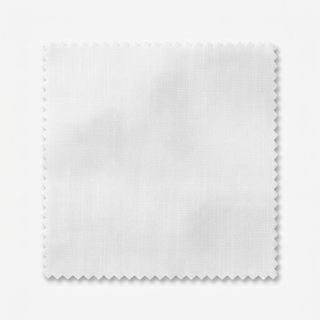 Hidden Button White Mandarin Collar Shirt