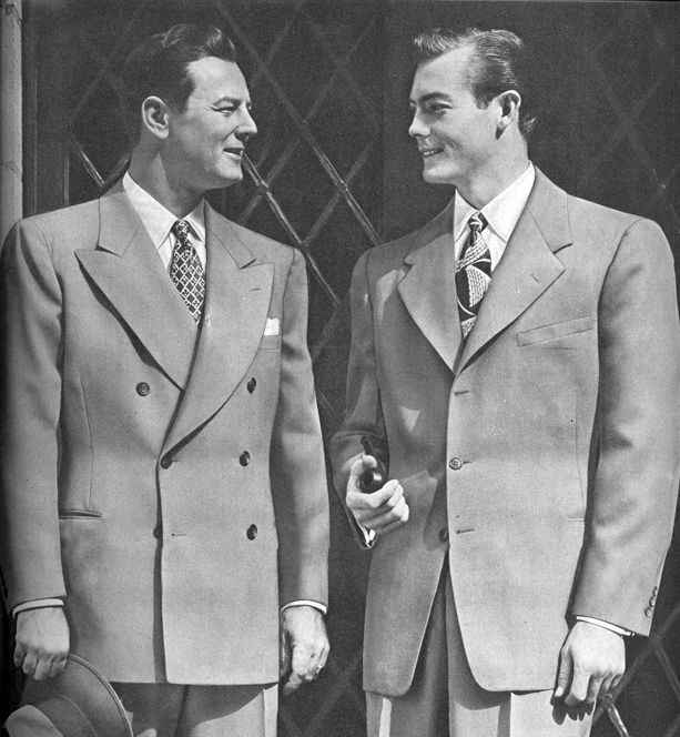 1940s Vintage Old Money Suit