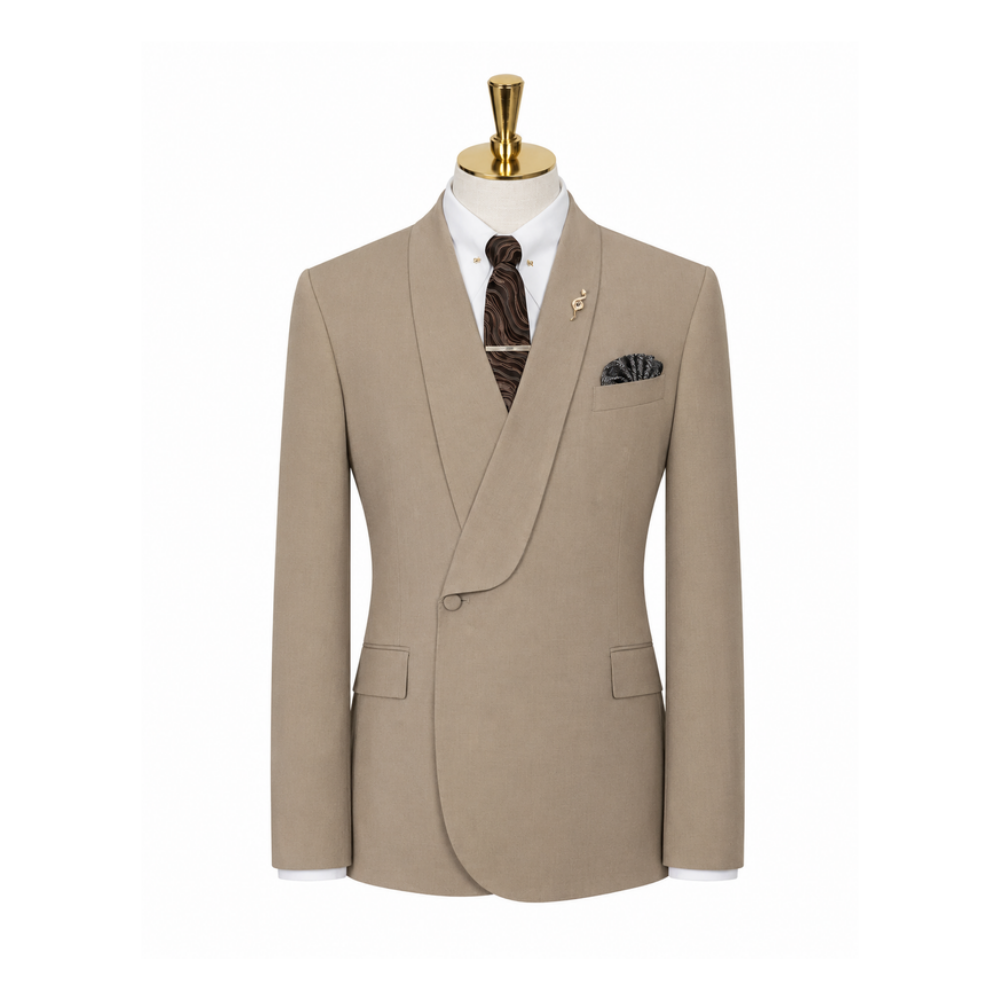 Formal Wedding Beige Suit