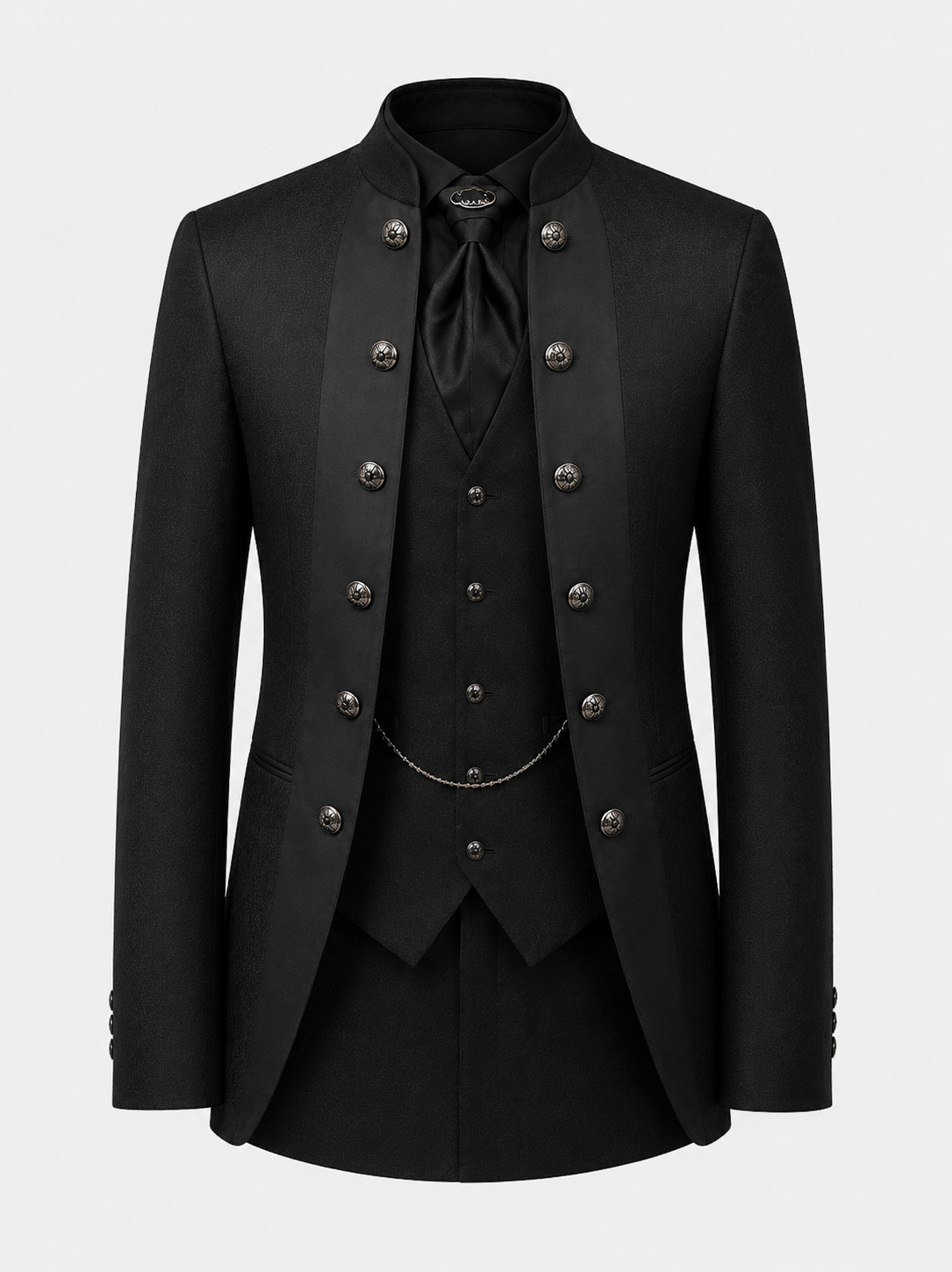 Tuxedo Mandarin 4 Piece Suit