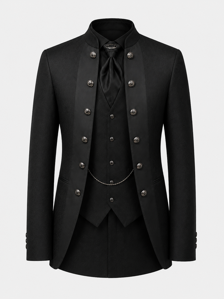 Tuxedo Mandarin 4 Piece Suit