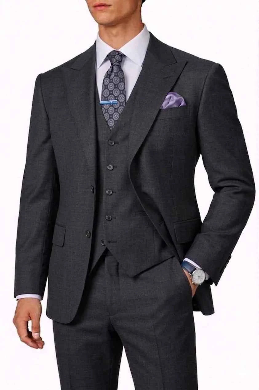 Single Breasted 3 Piece Suit