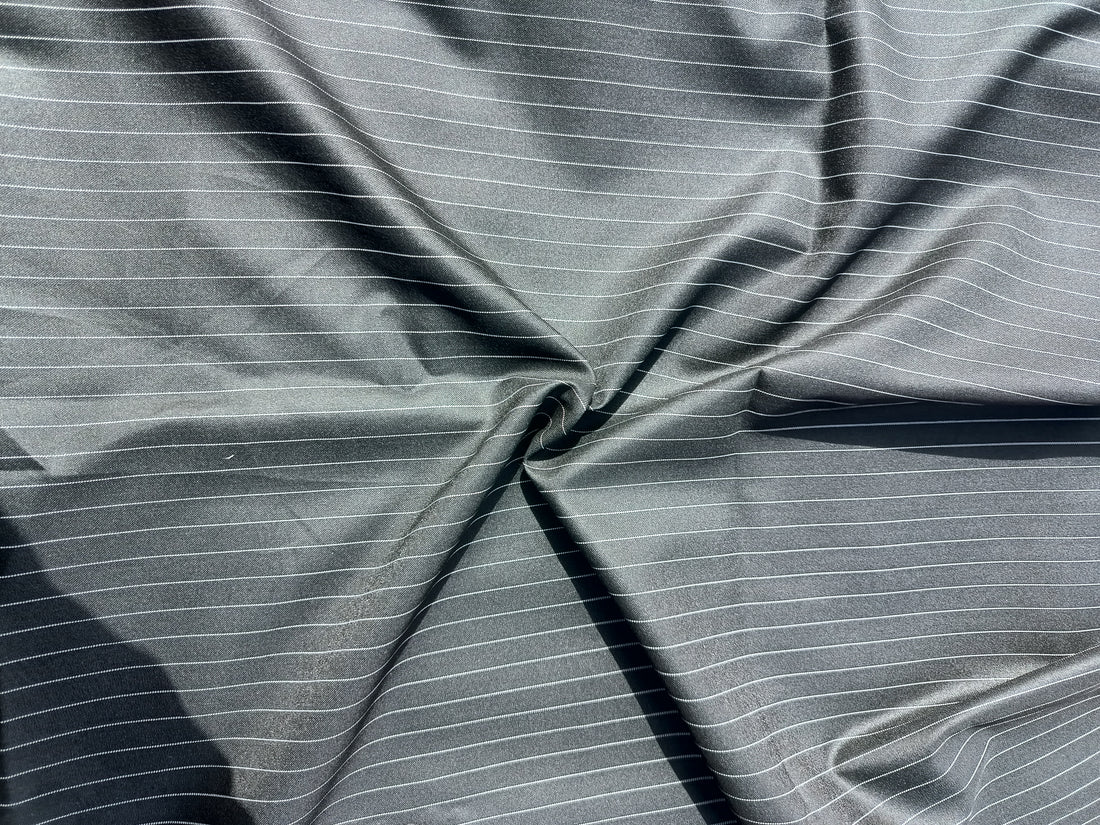 Pinstripe Cotton Blend