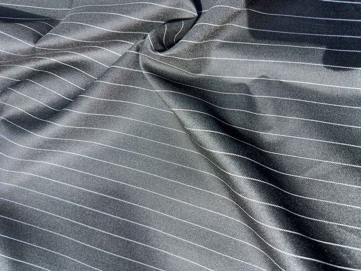 Pinstripe Cotton Blend