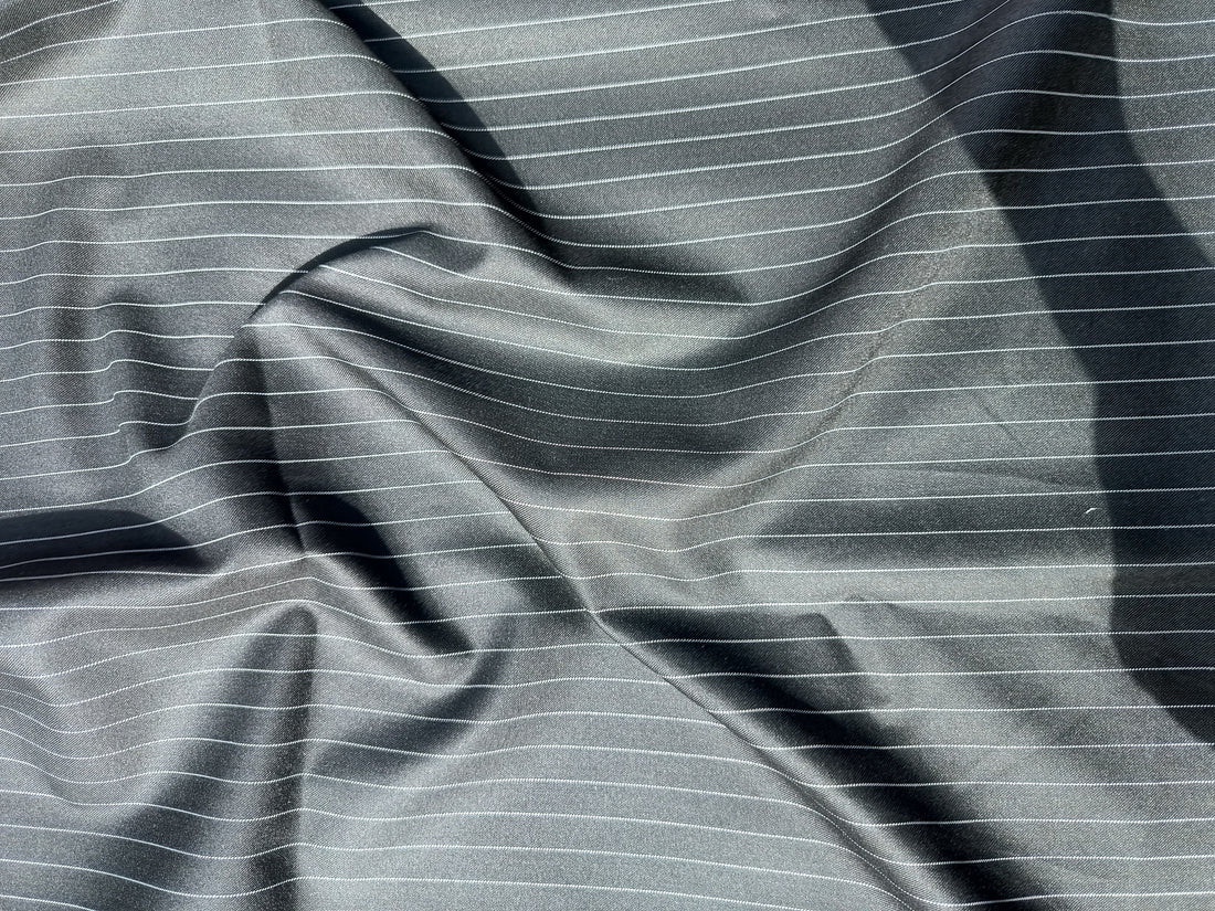 Pinstripe Cotton Blend