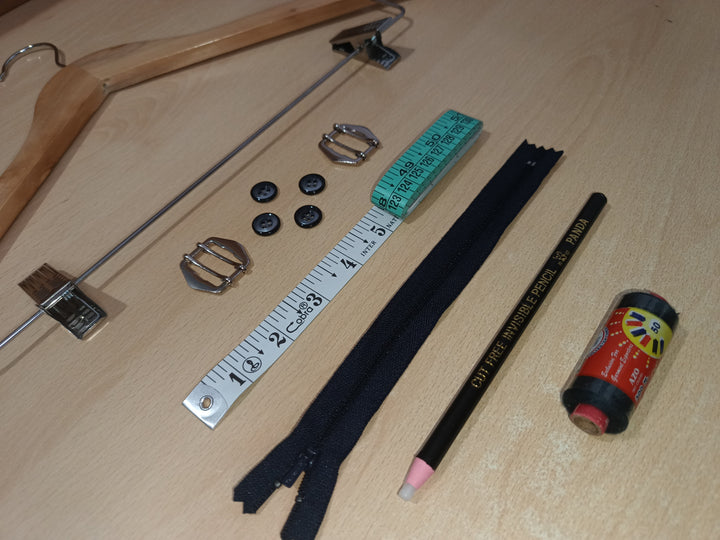 Vintage 1940s Gurkha Fabric Kit