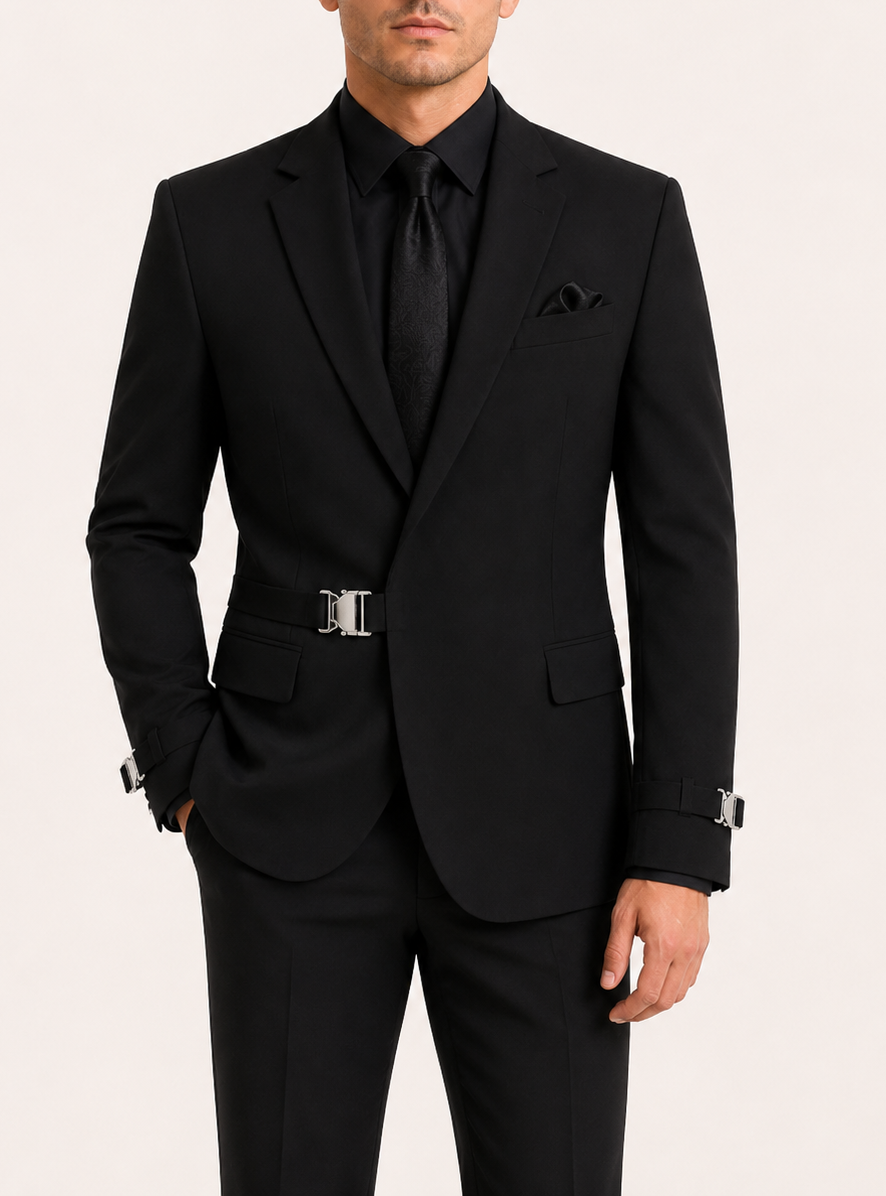 Party Wear Buckle Suit