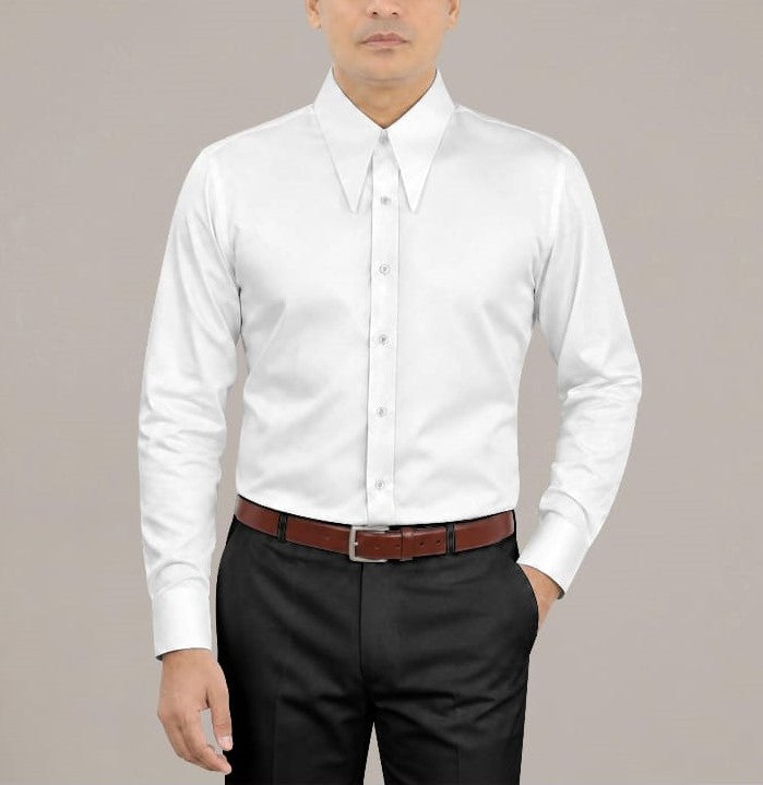 Long Collar Formal Shirt