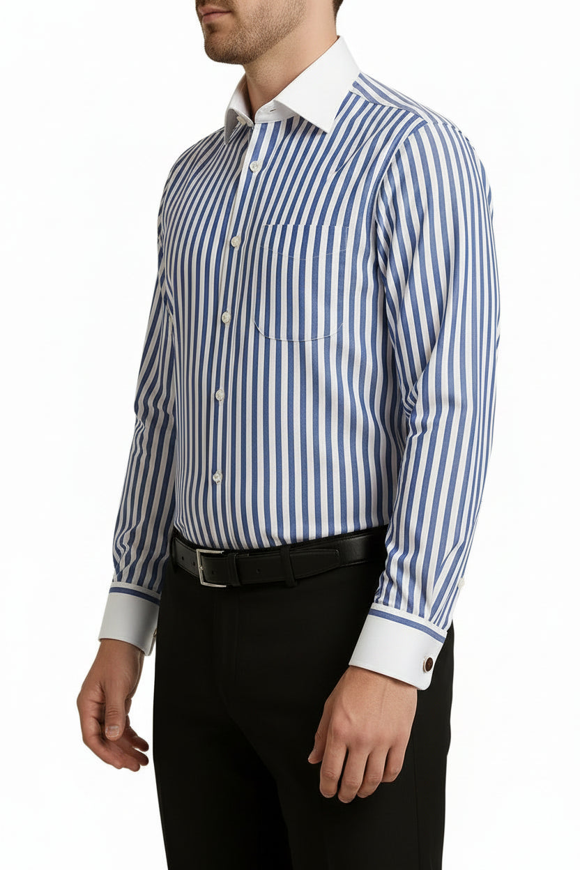 pinstripe shirt