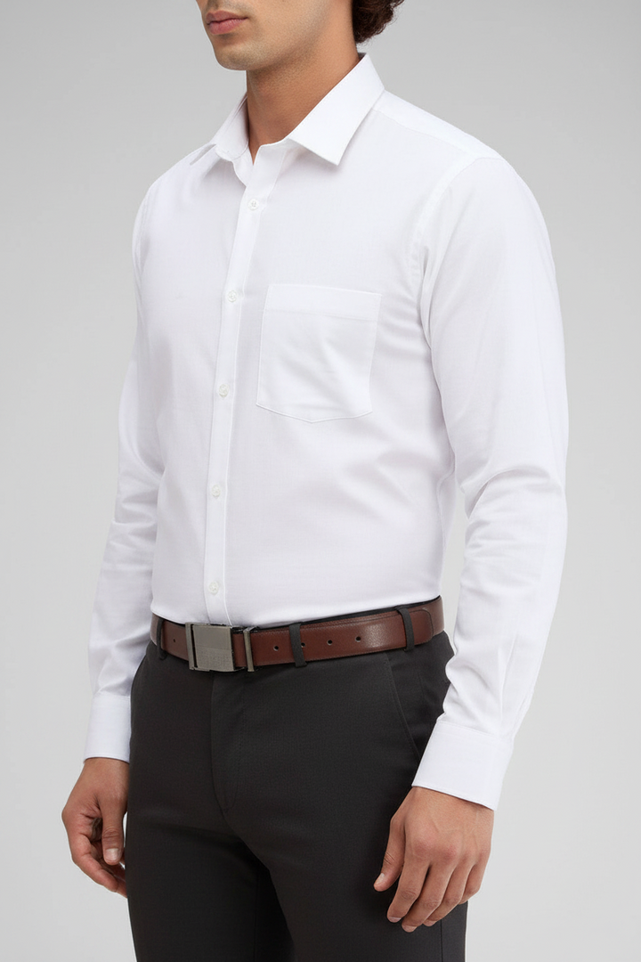 White formal wear shirt
